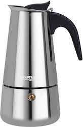 Kraft & Dele Ibric pentru espresso 6 cești din inox argintiu