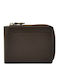 Braune Herrenlederbrieftasche mit RFID