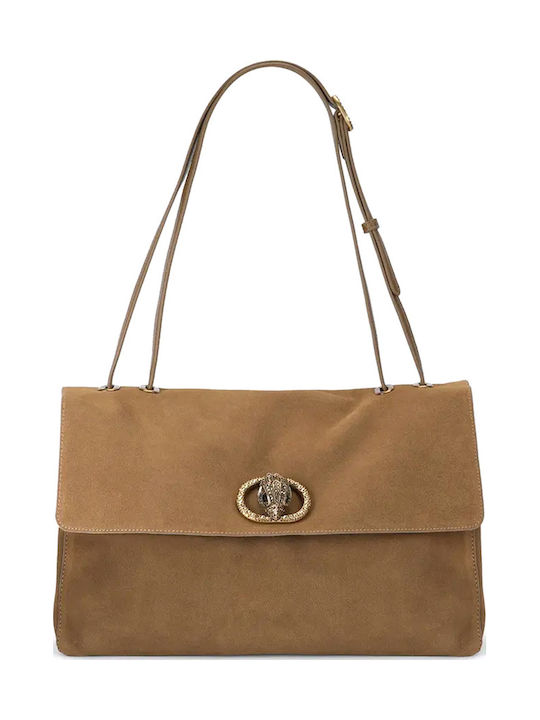 Kurt Geiger Chelsea Lg Damen-Klappentasche Braun