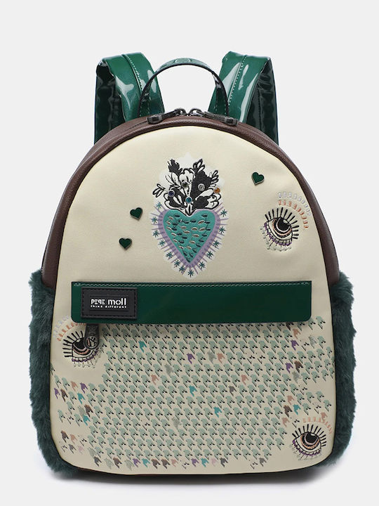 Pepe Moll Women's Green Backpack