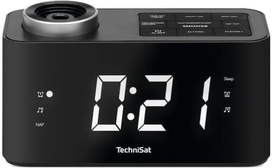 Technisat Blaupunkt Tischuhr Digital mit Wecker & Tischradio Schwarz Technisat Blaupunkt Tischuhr Digital mit Wecker & Tischradio Schwarz