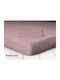 King Size Fitted Sheet 180x200cm Red