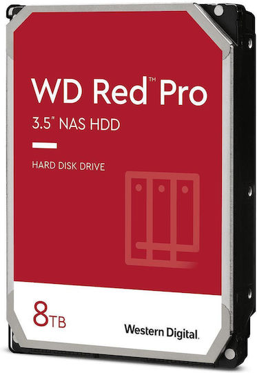 Western Digital Red Pro 8TB HDD Festplatte 3,5" 7200 U/min für NAS WD8006FFBX