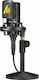 Maono PM500T Kondensatormikrofon-Set XLR für Gesang mit Tischhalterung und Shock Mount