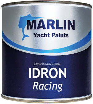 Marlin Твърда Противообрастваща боя на водна основа Idron Racing Черна