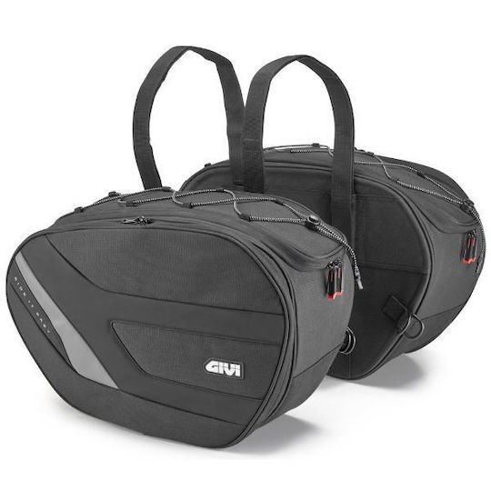 Givi Easy11 Υφασμάτινες Πλαϊνές Βαλίτσες Μηχανής 18/25l Μαύρο