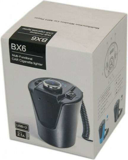 Car Cigarette Lighter USB Car Charger 2.1A Au-bx-6