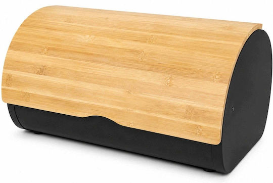 Vilde Cutie pentru Pâine Metalică Neagră 38x25x20cm