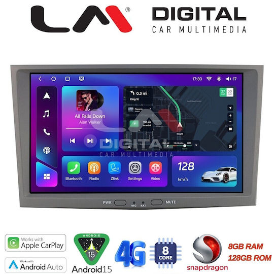 LM Digital Autoradio für Opel Agila / Antara / Astra / Combo / Corsa / Vectra / Zafira Suzuki Ignis Renault Trafic 2011 (Bluetooth/USB/WiFi/GPS/Apple-Carplay/Android-Auto) mit 7-Zoll-Touchscreen