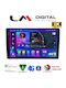 LM Digital Auto-Audiosystem Für Peugeot Expert / Partner Fiat Scudo Toyota Proace Citroen C2 / C3 / Berlingo / C4 / Jumpy 2001 (Bluetooth/USB/WiFi/GPS)