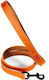 Pets Collection Hundeleine/Hundeführleine aus Leder in Orangefarben