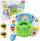 Lean Toys Steering Wheel with Lights and Sounds for 12+ Months