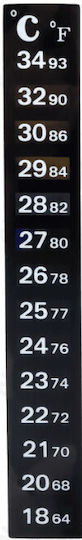 Nobleza Aquarium Stick-On Thermometer 13x1.8cm Nobleza