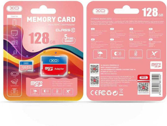 XO microSDXC 128GB Class 10 with Adapter XO-861040