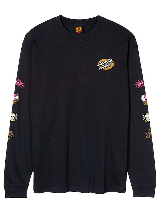 Santa Cruz Black Long Sleeve Top