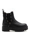 Luisa Damen Chelsea-Stiefeletten Schwarz