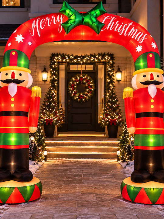 Inflatable Nutcracker Arch Illuminated