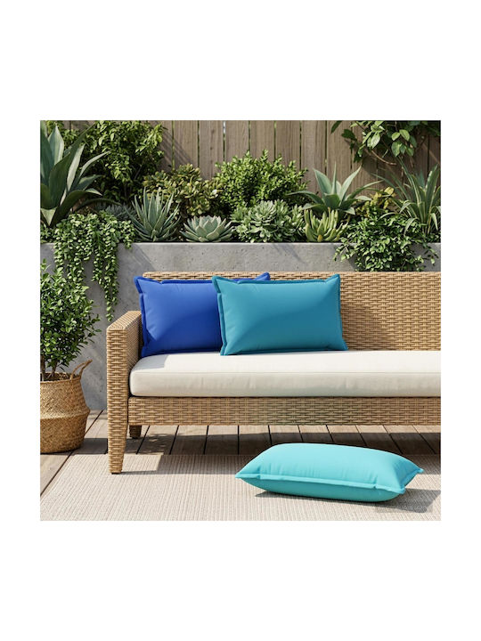 vidaXL Sofa-Kissen Houten Hellblau 40 x 80 cm