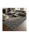 Eco-Carpet Cedes Non-Slip Rectangular Fireplace Rug Grey 140x200cm