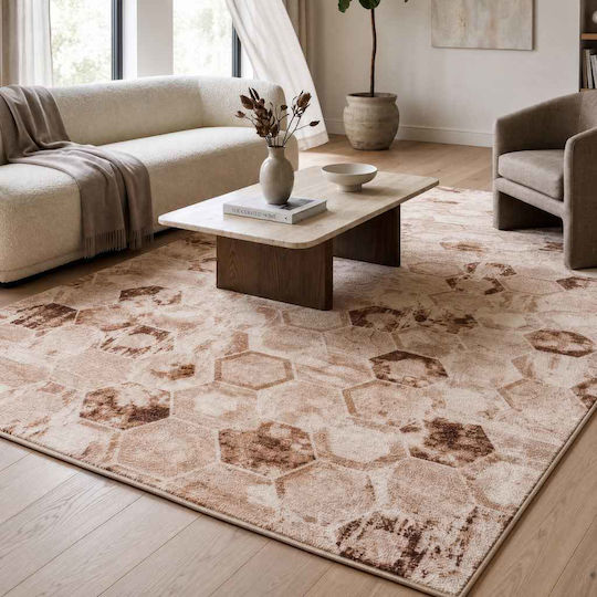 Homeone Nikan Χαλί Ορθογώνιο Chocolate 200x250cm