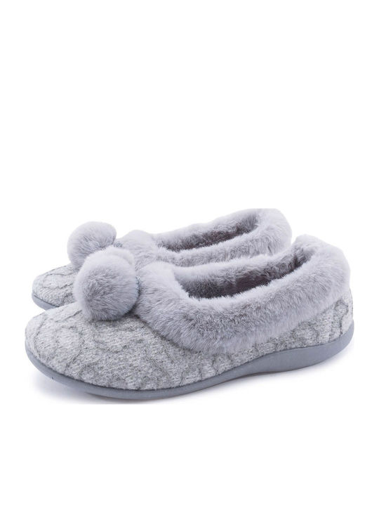 Closed Women's Slippers Grey