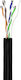 Goobay U/UTP Cat.5e Netzwerkkabel Ethernet 40m Schwarzes