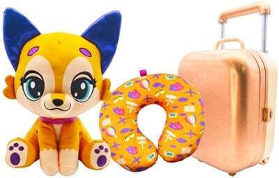 Just Toys Lovable Luggables Solly Safari Plush Puppy