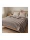 Cosy Life Single Sherpa Comforter 160x220cm Brown