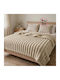 Cosy Life Double Sherpa Comforter 220x240cm Beige