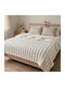 Cosy Life Single Sherpa Comforter 160x220cm Ecru