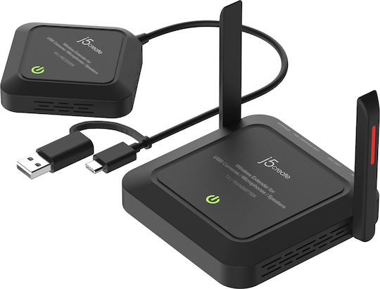 J5create Kabellose USB-Extender für Kameras, Mikrofone und Lautsprecher Jvw120
