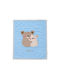 Kamtex Baby Велурено Одеяло Светлосиньо 105x130 см
