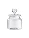 Butlers Sweet Heart Allzweckglas mit Deckel aus Klarem Glas 650 ml