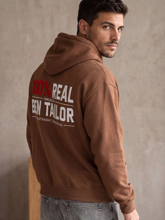 Brown Hooded Sweatshirt