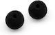 Velvet Bead 10mm/ø2mm Black 100 Pieces