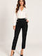 Women's Fabric Trousers Black