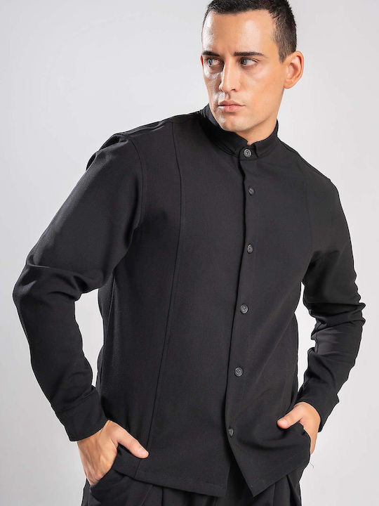 Langärmeliges Overshirt Bellini Black