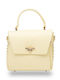Olivia Gelbe Damen Schulter-/Handtasche aus Leder