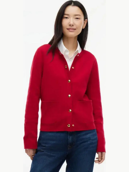 Women's Red Cardigan