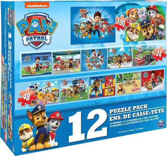 Παιδικό Puzzle 12-in-1 Paw Patrol 48pcs Spin Master