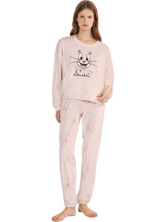 Gisela Winter Women's Pajama Set Powder