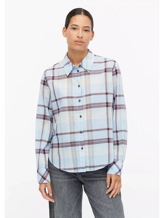 s.Oliver Long-Sleeve Women's Shirt Light Blue C...