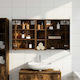 vidaXL Dulap de baie 100x10.5x60.5 cm Maro