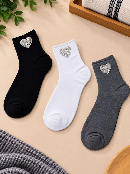 Esthisis Damen Socken Mehrfarbig 3er-Pack