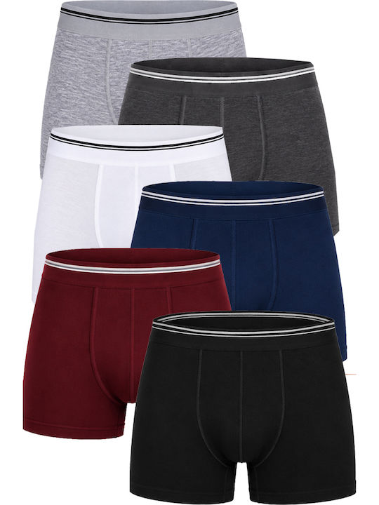Berrak Men's Boxers Multicolour 6 Pack