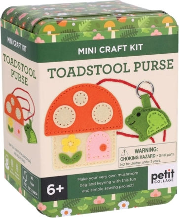 Mini Craft Kit: Toadstool Purse - Chronicle Books - Kit