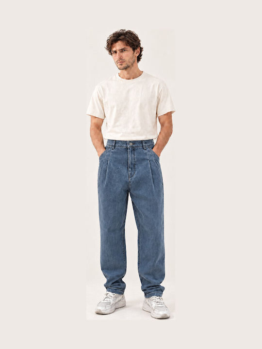 Мъжки Еластични Дънки Denim-blue