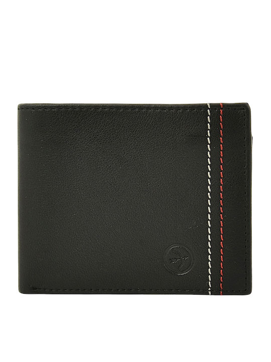 Leder Herrenbrieftasche mit RFID Schwarz