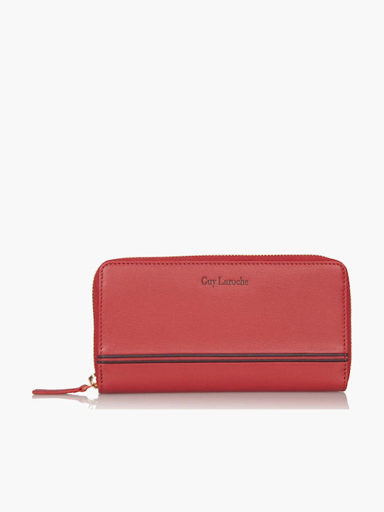 Leather Women's Wallet Red