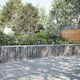 vidaXL Steel Gabion Box for Garden Fencing 10x10x50 cm Silver
